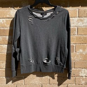 Romeo & Juliet distressed sweatshirt